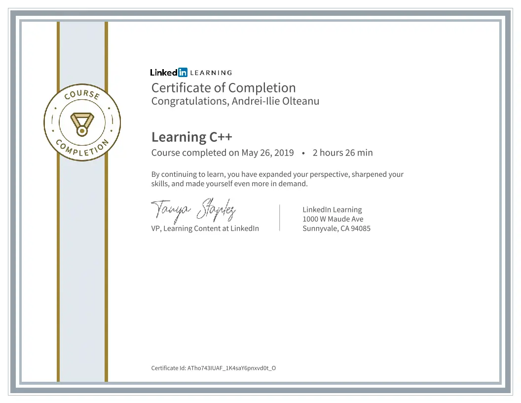 Certificate Learning C Plus Plus 3 image
